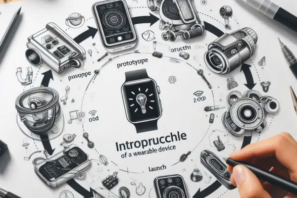 A Jornada de um Gadget: O Ciclo de Vida de um Dispositivo Vestível, do Protótipo ao Lançamento